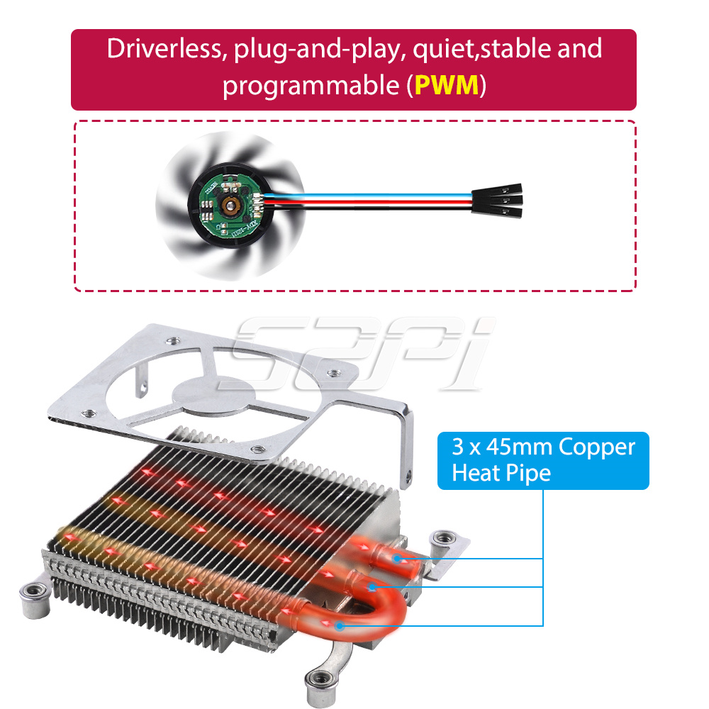 52Pi Neuer ultradünner Eisturm – Deskpi Super6C Bewertung und Preis